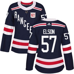 Turner Elson New York Rangers Women's Adidas Authentic Navy Blue 2018 Winter Classic Home Jersey