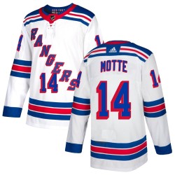 Tyler Motte New York Rangers Youth Adidas Authentic White Jersey