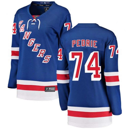 Vince Pedrie New York Rangers Women's Fanatics Branded Blue Breakaway Home Jersey