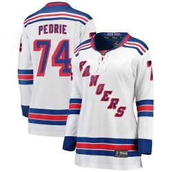 Vince Pedrie New York Rangers Women's Fanatics Branded White Breakaway Away Jersey