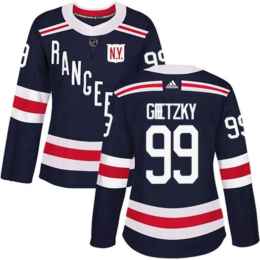 Wayne Gretzky New York Rangers Women's Adidas Authentic Navy Blue 2018 Winter Classic Home Jersey