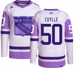 William Cuylle New York Rangers Men's Adidas Authentic Hockey Fights Cancer Jersey