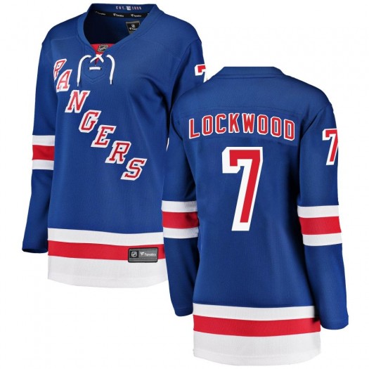 William Lockwood New York Rangers Women's Fanatics Branded Blue Breakaway Home Jersey